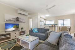 Two Bedroom Apartment Lounge| Bay Villas Resort Port Douglas