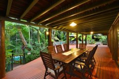 Enjoy alfresco dining at Daintree Retreat  - Daintree Rainforest Holiday Home