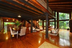 Open plan living to enjoy the beauty of the rainforest -  Daintree Retreat